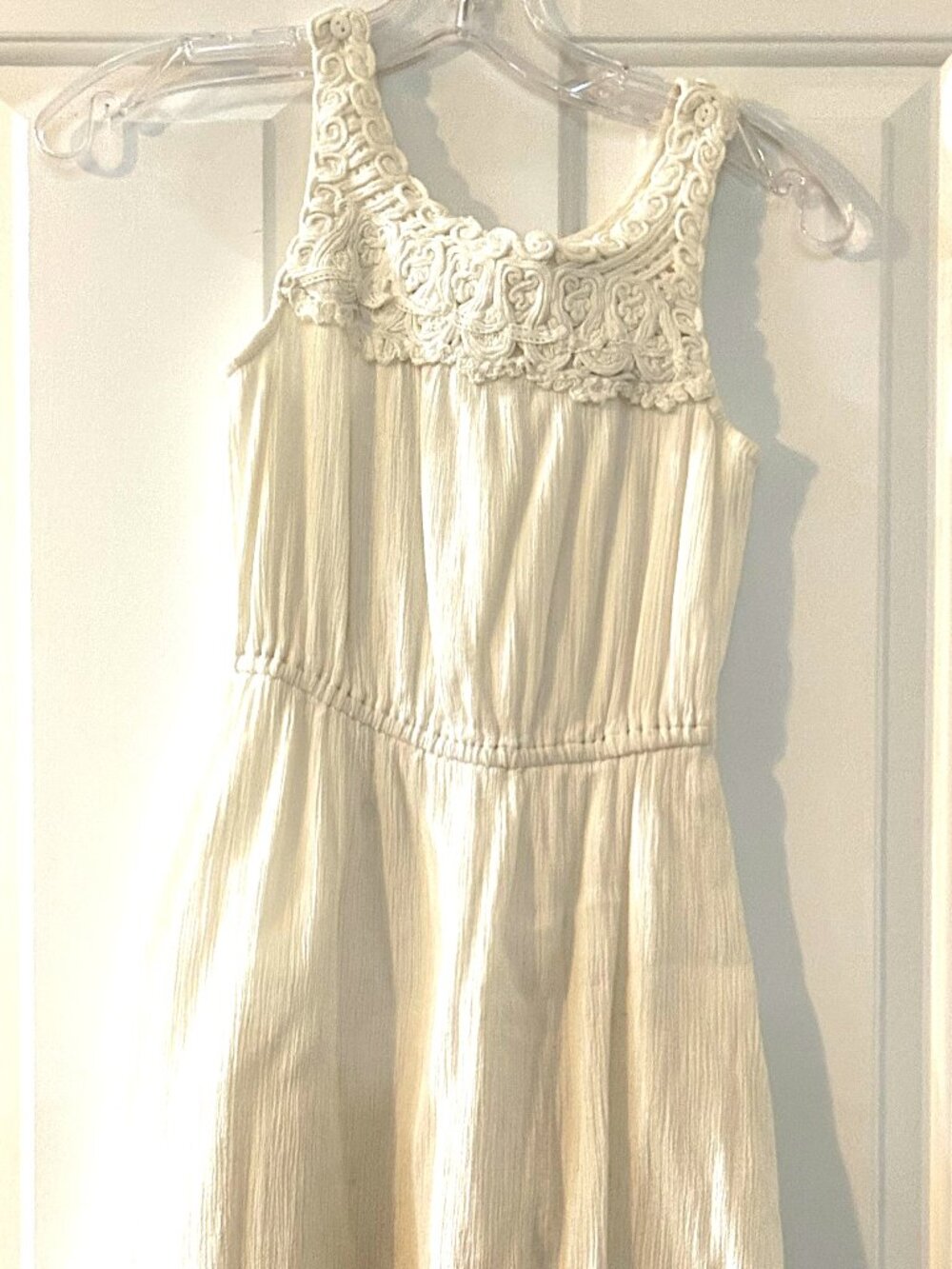 Masala Kids - White Maxi Dress - Size 12 Girls